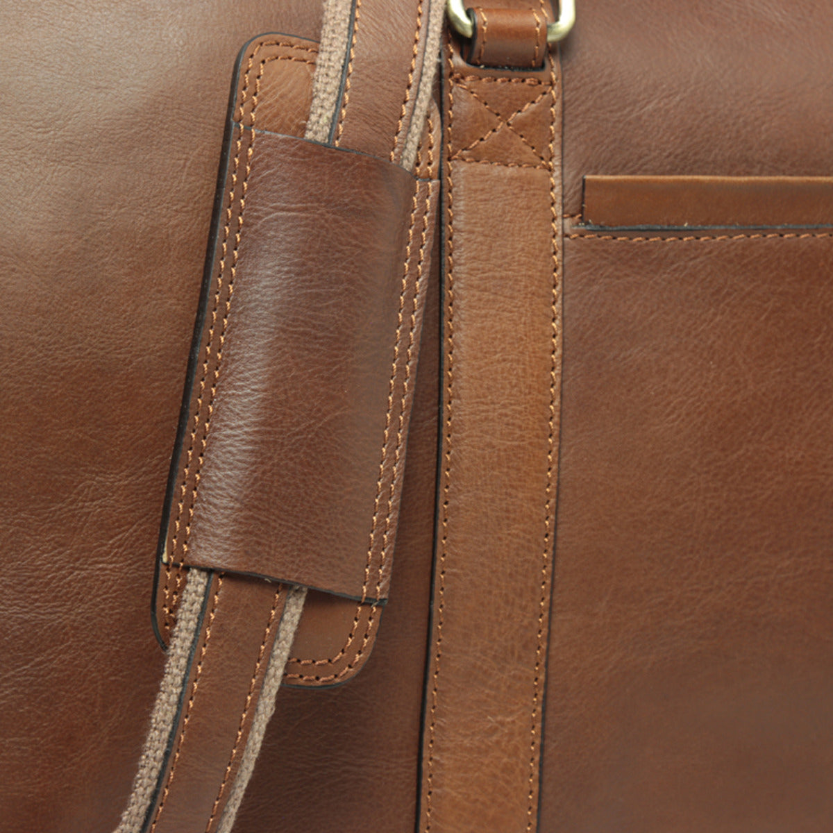 Soft Calfskin Leather Travel Bag