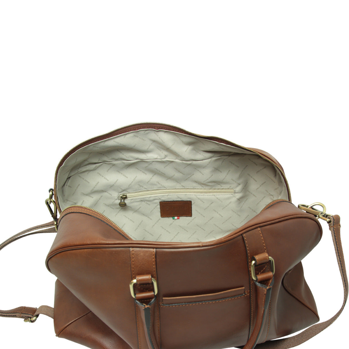 Soft Calfskin Leather Travel Bag