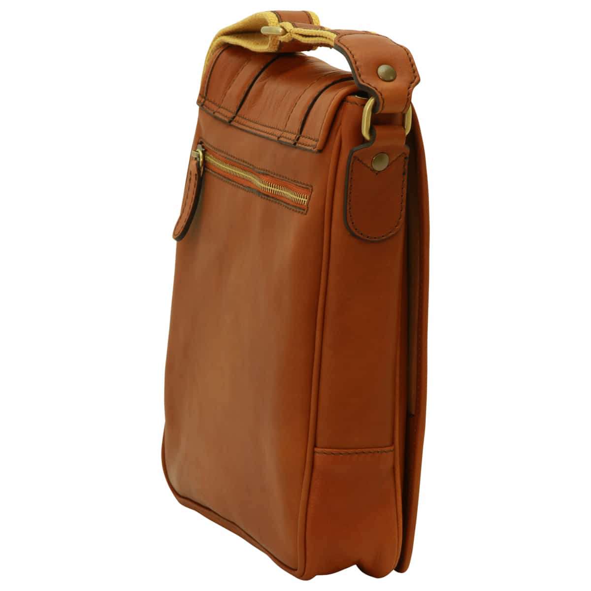Soft Calfskin Leather Satchel Bag
