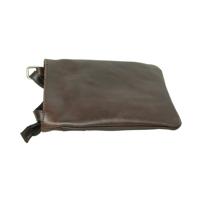 Leather Cross Body Bag with zip pocket