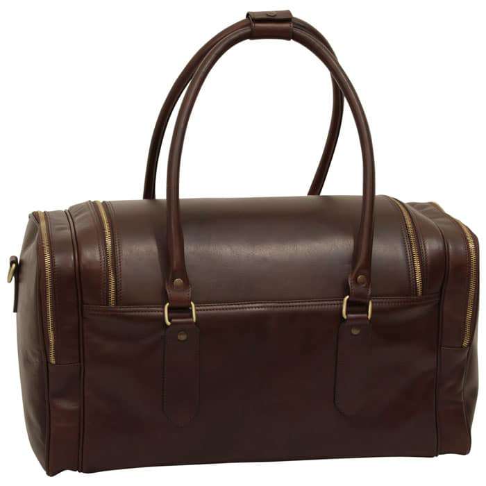 Arno Leather Travel Bag - Brown