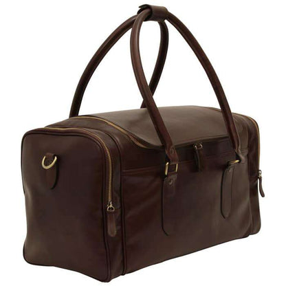 Arno Leather Travel Bag - Brown