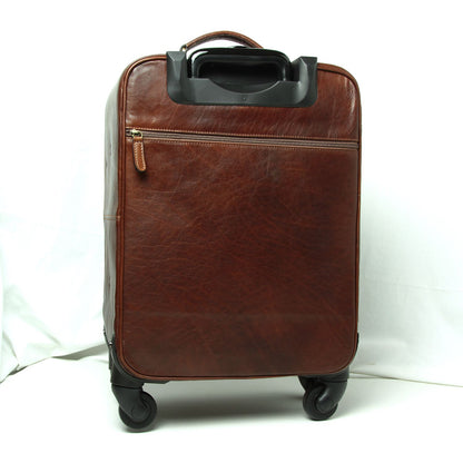 Leather trolley - brown