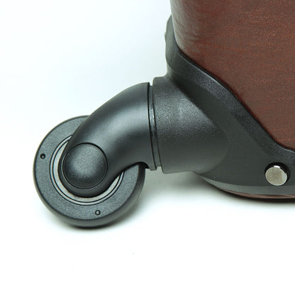 Leather trolley - brown