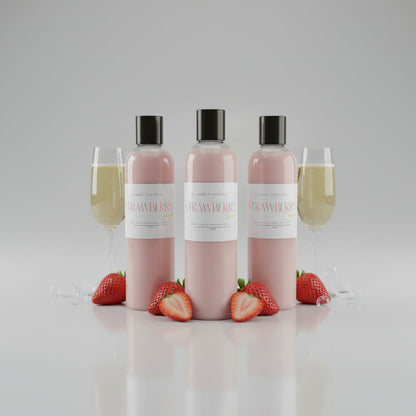 Strawberry Champagne Body Wash with Bursting Beads