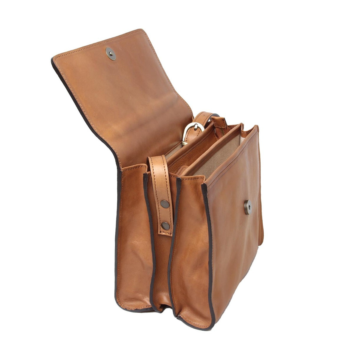Calfskin shoulder bag