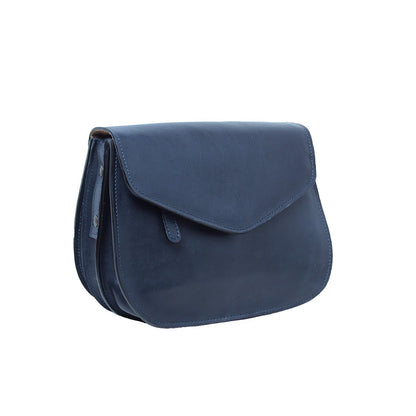 Full grain calfskin shoulder bag