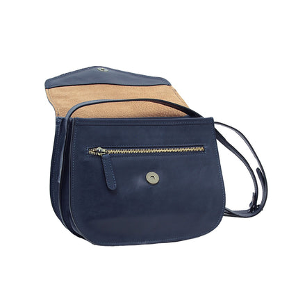 Full grain calfskin shoulder bag