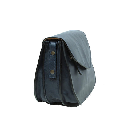 Full grain calfskin shoulder bag