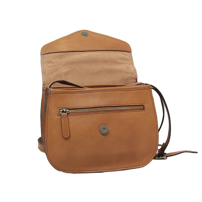 Full grain calfskin shoulder bag
