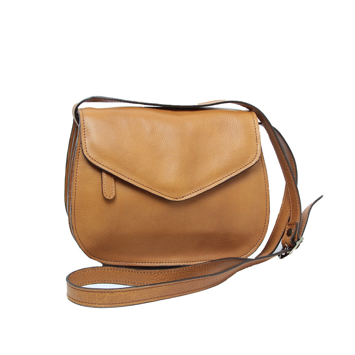 Full grain calfskin shoulder bag