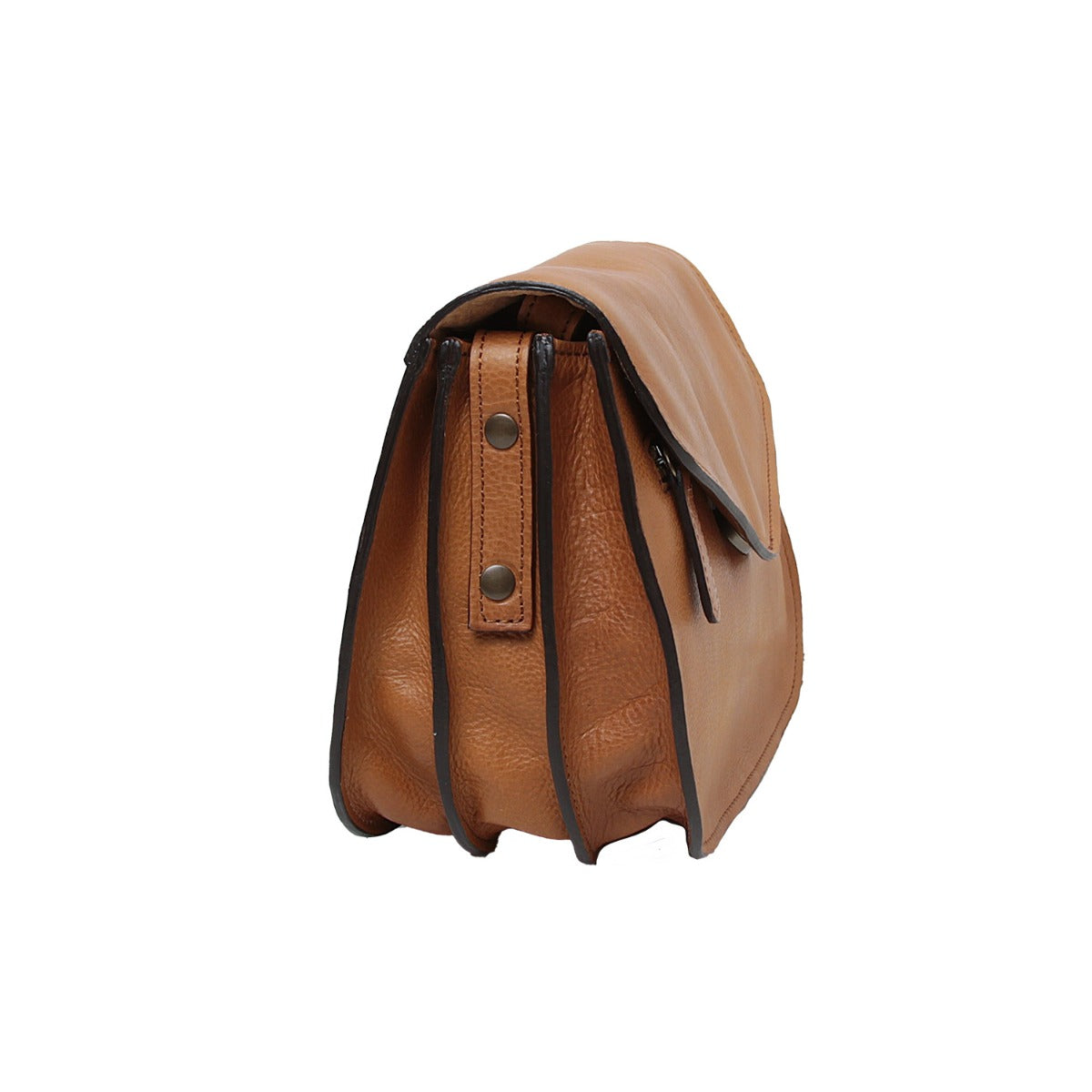 Full grain calfskin shoulder bag