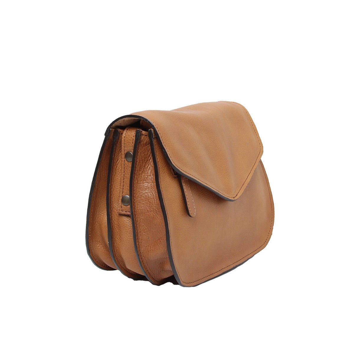 Full grain calfskin shoulder bag