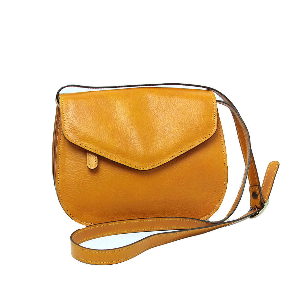 Full grain calfskin shoulder bag