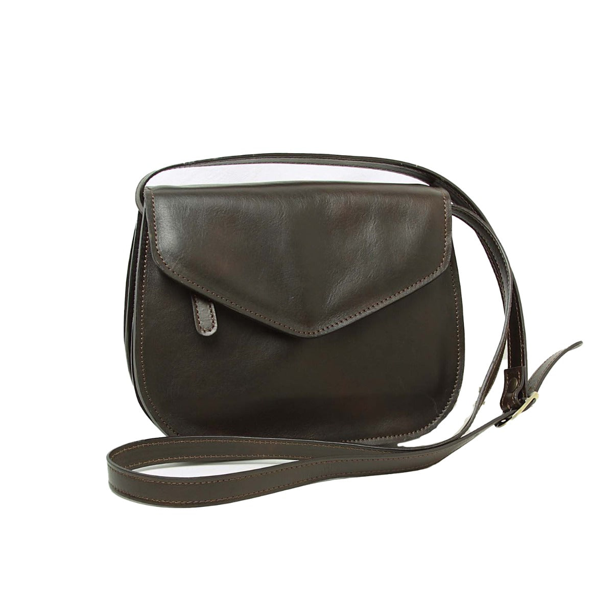 Full grain calfskin shoulder bag
