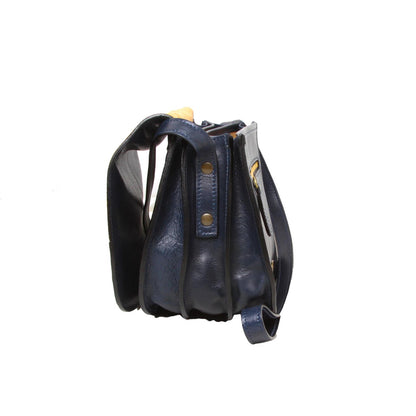 Women's shoulder bag in full grain calfskin