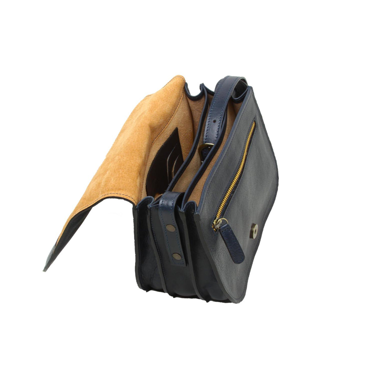 Women's shoulder bag in full grain calfskin