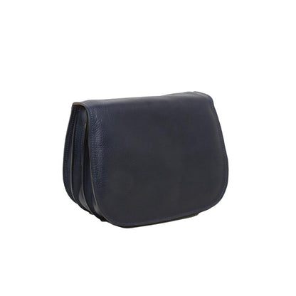 Women's shoulder bag in full grain calfskin