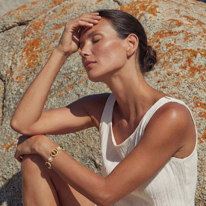 Tiger's Eye Pearl Wisdom Bracelet