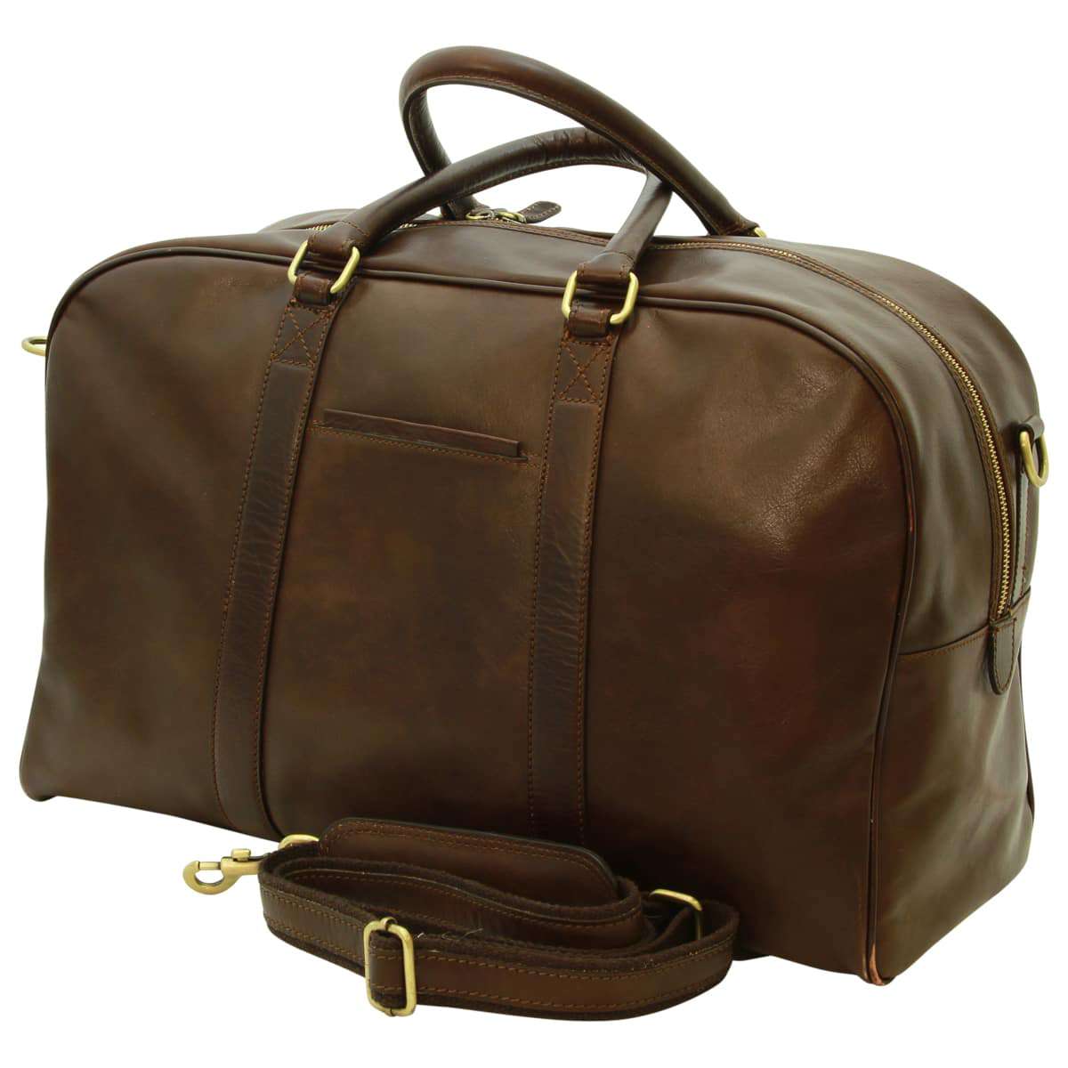 Soft Calfskin Leather Travel Bag