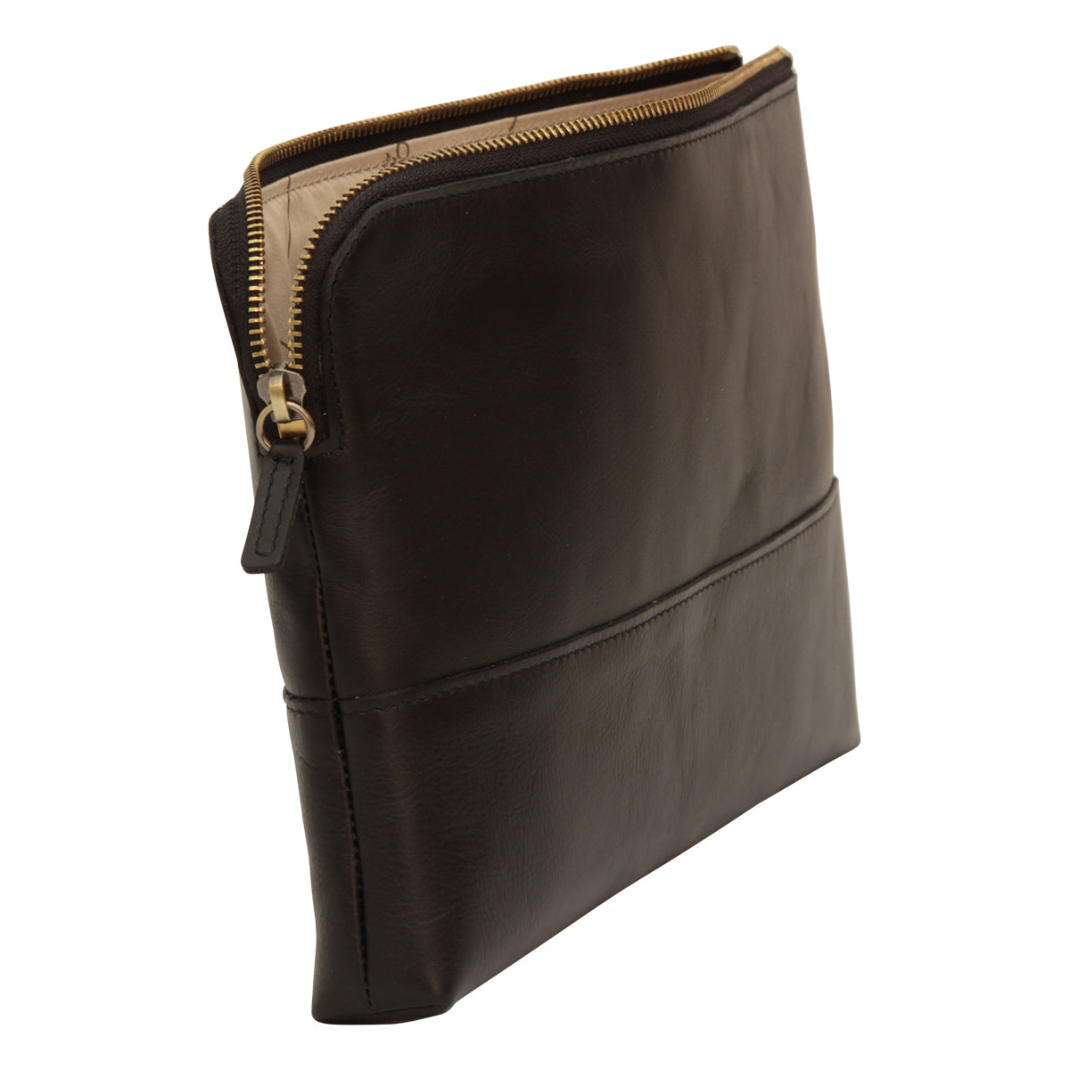 Full grain calfskin document case