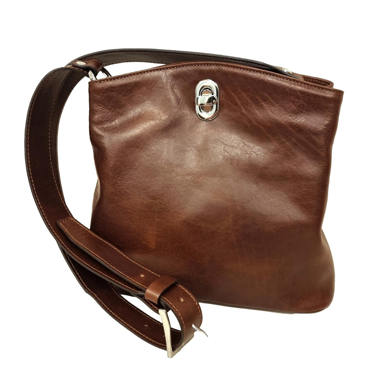 LEATHER BUCKET BAG