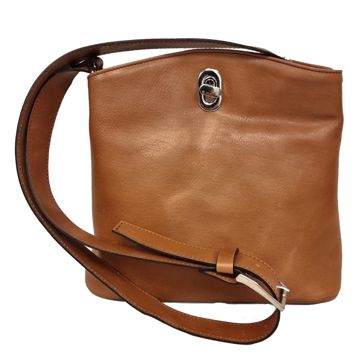 LEATHER BUCKET BAG