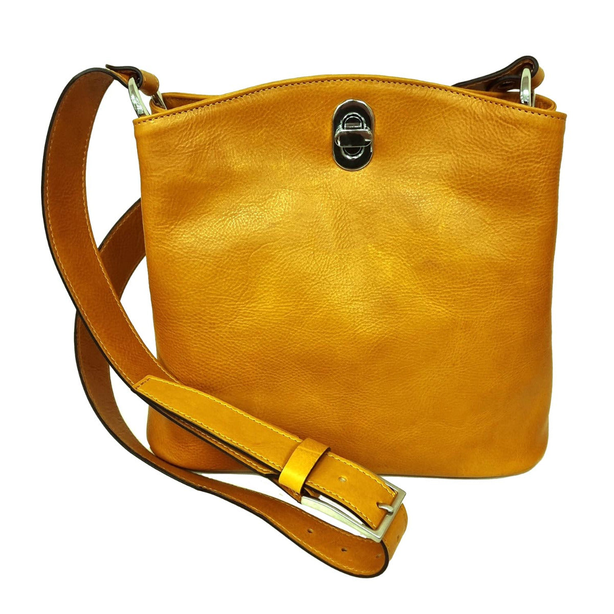 LEATHER BUCKET BAG