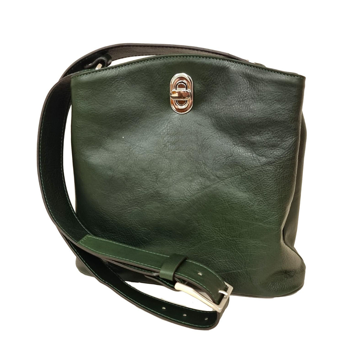 LEATHER BUCKET BAG