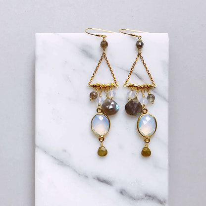 Opalite Chandie Earrings