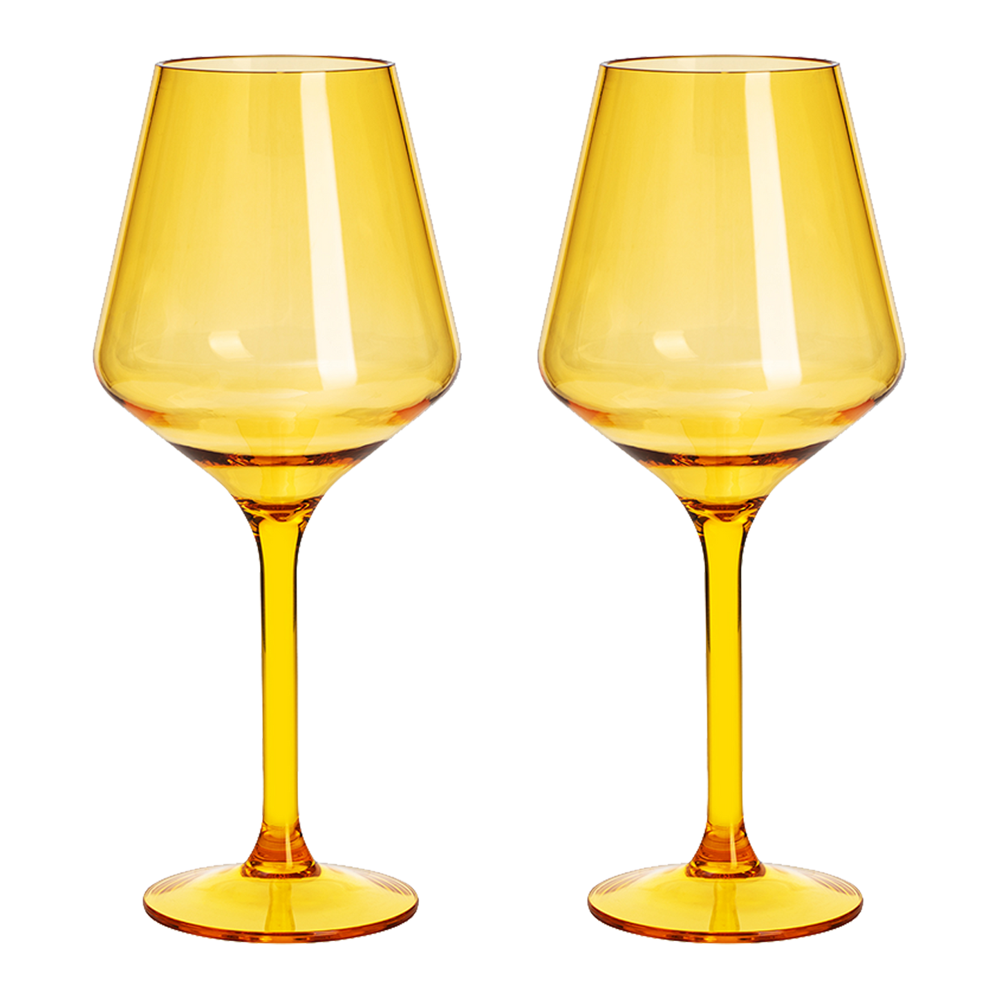 Floating Wine Glasses for Pool - Set of 2-15 OZ Spring Summer (Green)