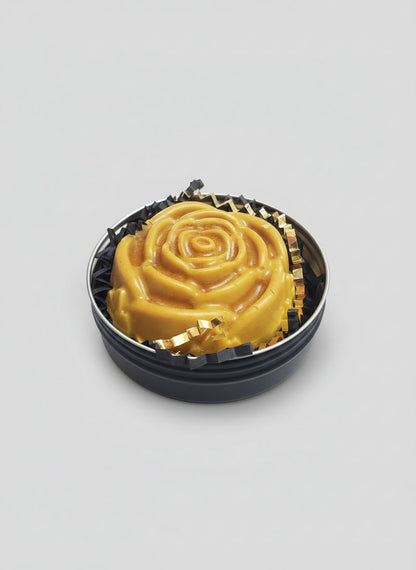 Lotion Bar with Rose Petals