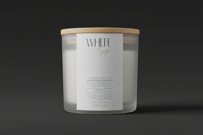 White Sage Candle Energy clearing Aromatherapy Candle